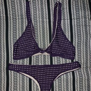 Blackberry mesh Spain top (s) & Ho’okipa (m)